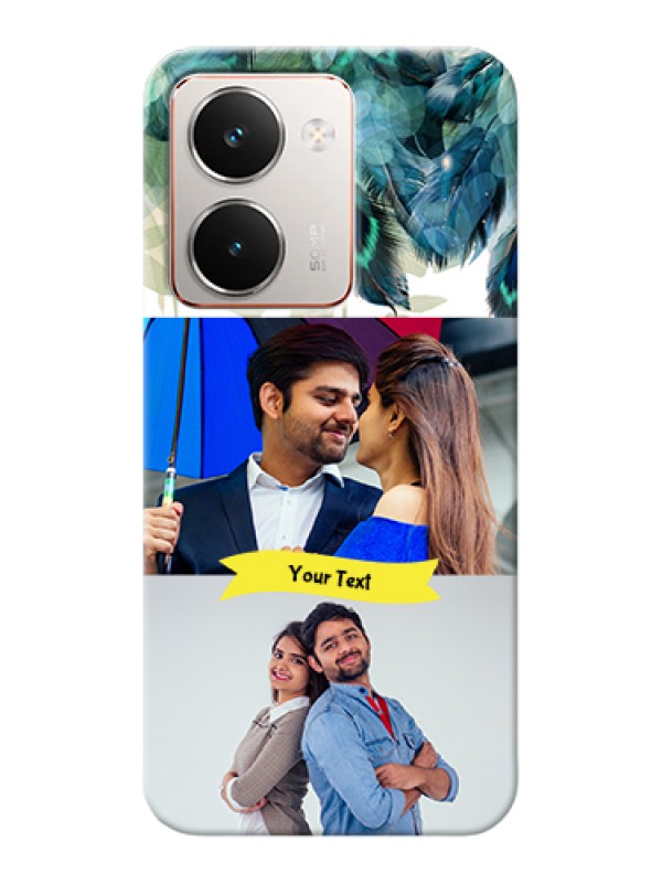 Custom Realme P3 Ultra 5G Custom Hard Phone Case - Image With Boho Peacock Feather Design