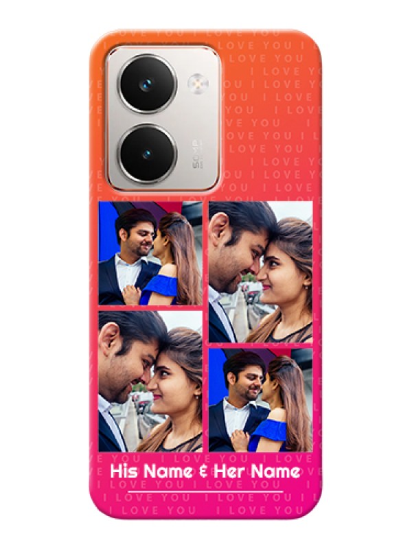 Custom Realme P3 Ultra 5G Custom Hard Phone Case - I Love You Pink Design