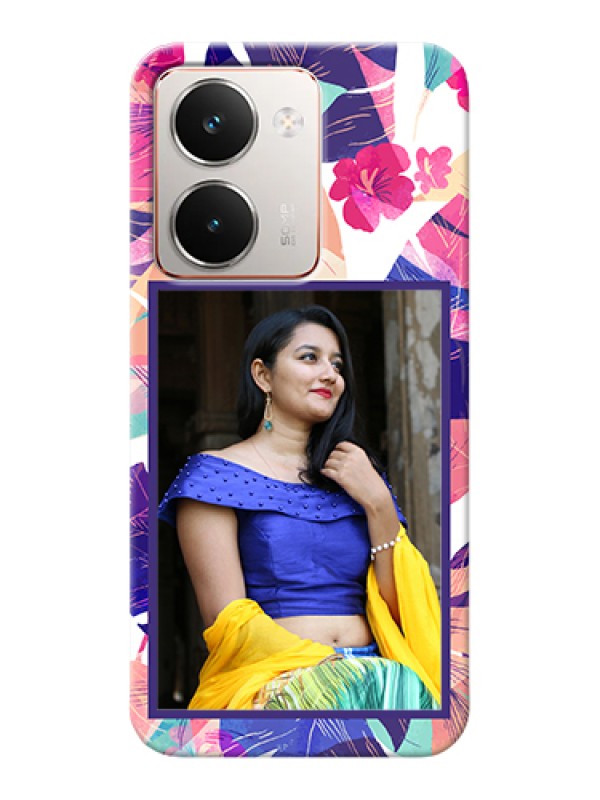 Custom Realme P3 Ultra 5G Custom Hard Phone Case - Abstract Floral Design