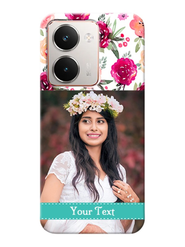 Custom Realme P3 Ultra 5G Custom Hard Phone Case - Water Colors Floral Design