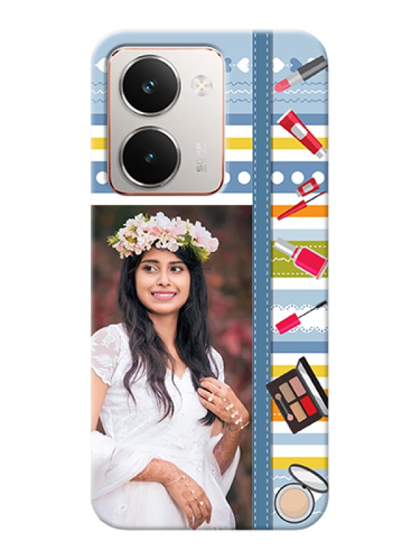 Custom Realme P3 Ultra 5G Custom Hard Phone Case - Makeup Icons Design