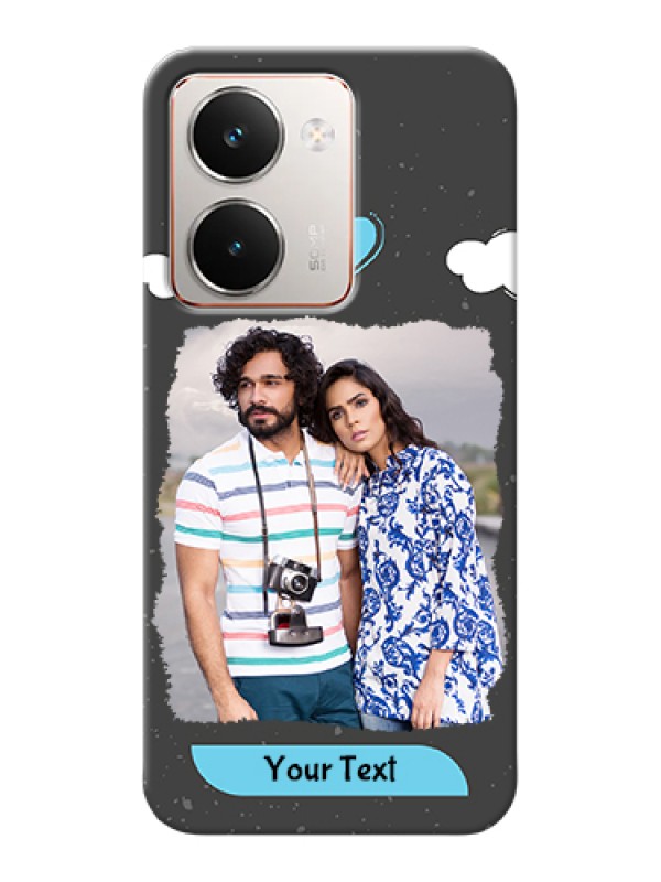 Custom Realme P3 Ultra 5G Custom Hard Phone Case - Splashes With Love Doodles Design