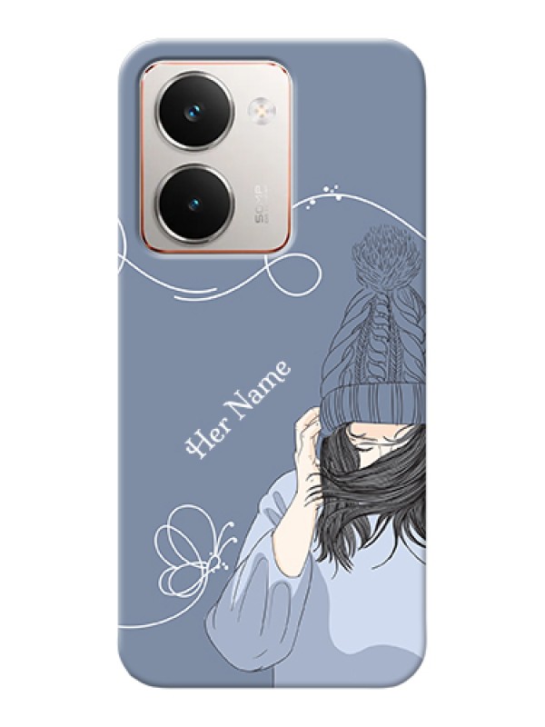 Custom Realme P3 Ultra 5G Custom Hard Phone Case - Girl In Winter Outfit Design