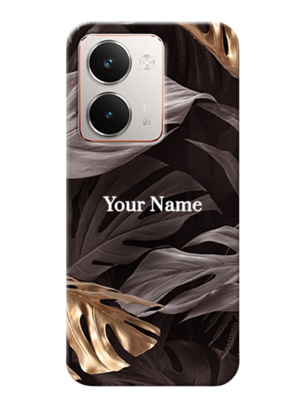 Custom Realme P3 Ultra 5G Custom Hard Phone Case - Wild Leaves Digital Paint Design