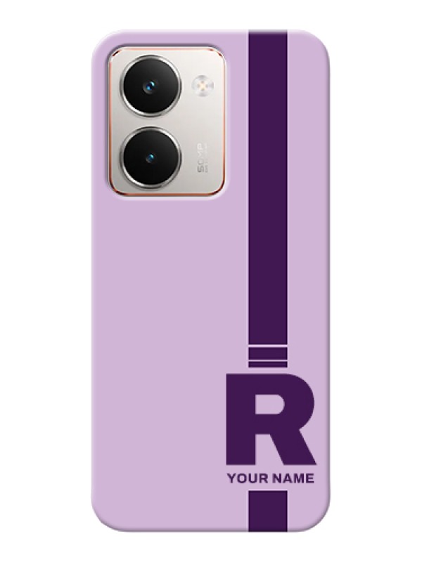 Custom Realme P3 Ultra 5G Custom Hard Phone Case - Simple Dual Tone Stripe With Name Design