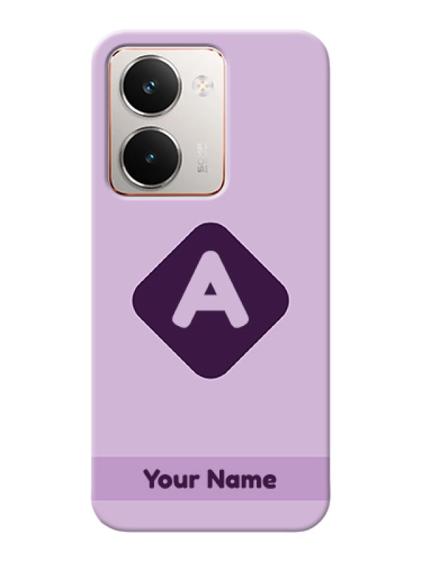 Custom Realme P3 Ultra 5G Custom Hard Phone Case - Custom Letter In Curved Badge Design