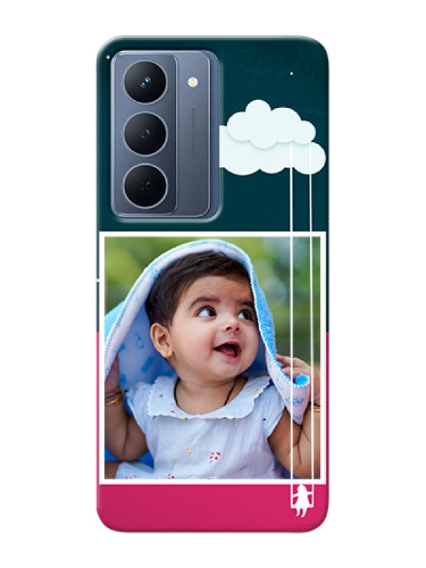 Custom Realme P3x 5G Custom Hard Phone Case - Cute Girl With Cloud Design