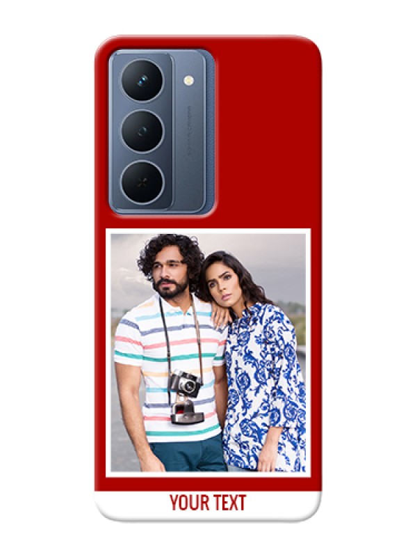 Custom Realme P3x 5G Custom Hard Phone Case - Red Color Design