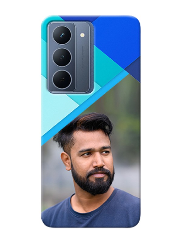 Custom Realme P3x 5G Custom Hard Phone Case - Blue Pattern Design