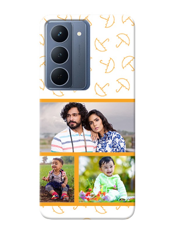 Custom Realme P3x 5G Custom Hard Phone Case - Yellow Pattern Design