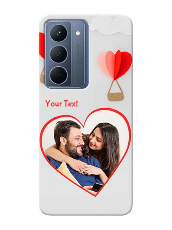 Custom Realme P3x 5G Custom Hard Phone Case - Parachute Love Design