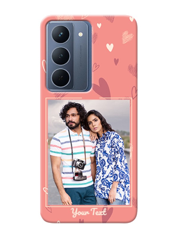 Custom Realme P3x 5G Custom Hard Phone Case - Love Doodle Art Design