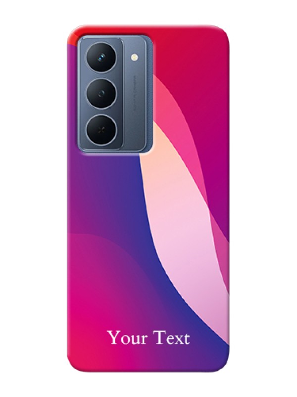 Custom Realme P3x 5G Custom Hard Phone Case - Digital Abstract Overlap Design