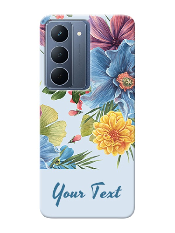 Custom Realme P3x 5G Custom Hard Phone Case - Stunning Watercolored Flowers Painting Design