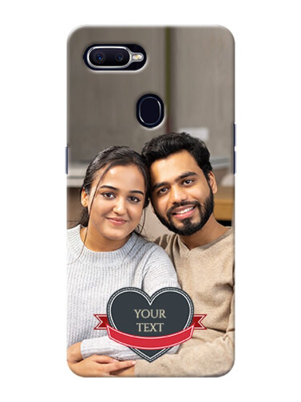 Custom Realme U1 mobile back covers online: Just Married Couple Design