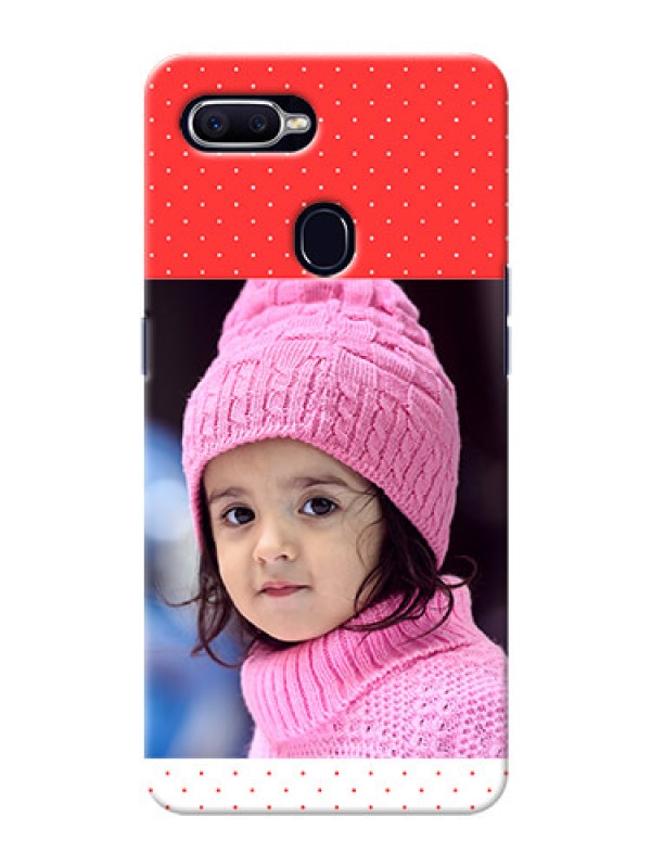Custom Realme U1 personalised phone covers: Red Pattern Design