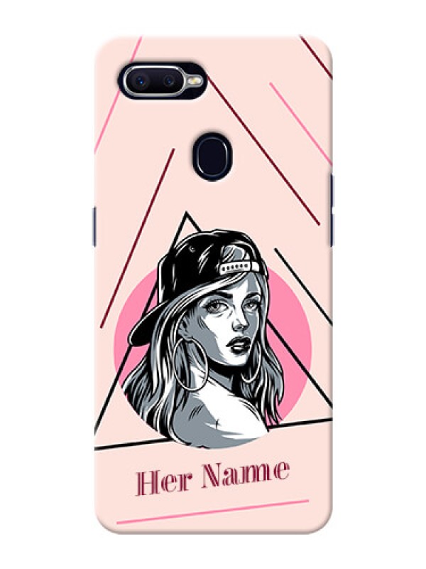 Custom Realme U1 Custom Phone Cases: Rockstar Girl Design
