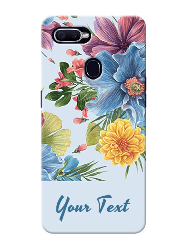 Custom Realme U1 Custom Phone Cases: Stunning Watercolored Flowers Painting Design