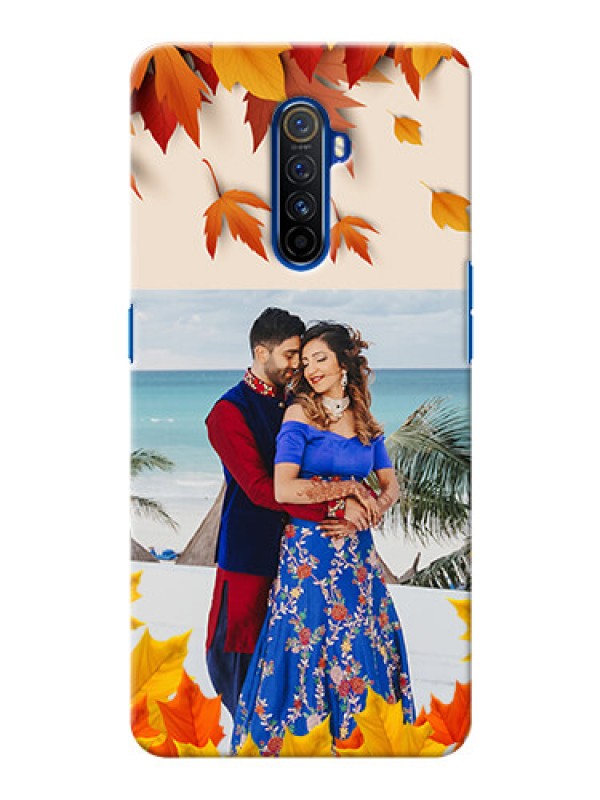 Custom Realme X2 Pro Mobile Phone Cases: Autumn Maple Leaves Design