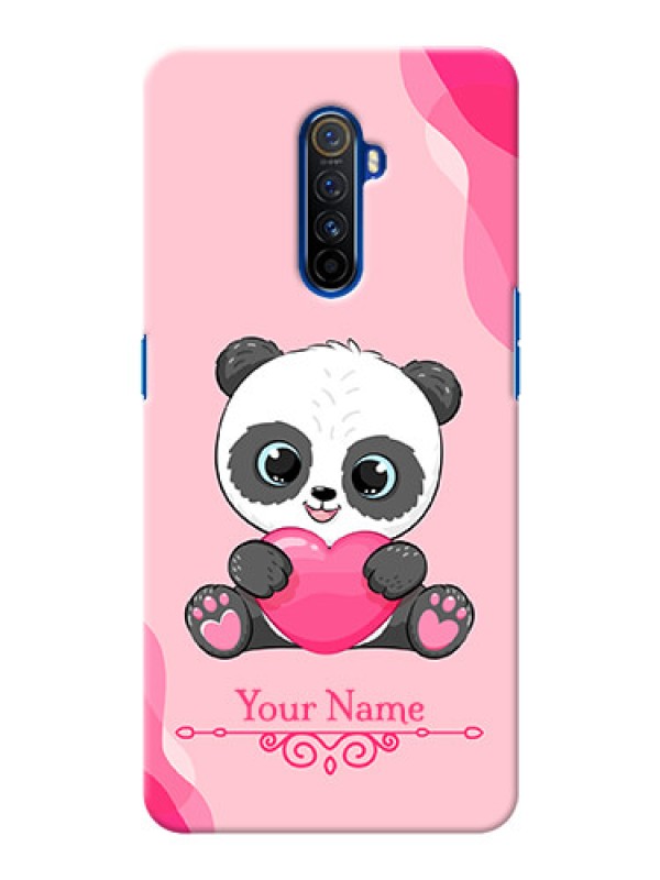 Custom Realme X2 Pro Mobile Back Covers: Cute Panda Design