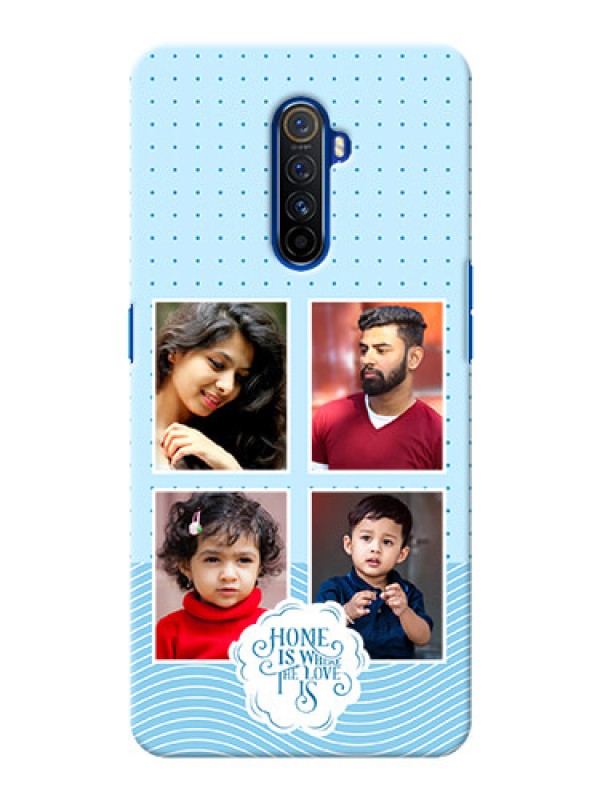 Custom Realme X2 Pro Custom Phone Covers: Cute love quote with 4 pic upload Design