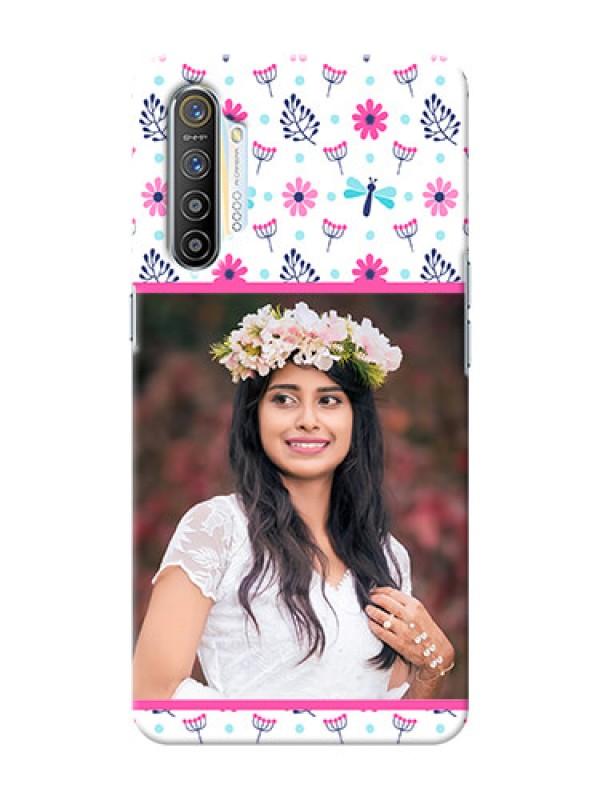 Custom Realme X2 Mobile Covers: Colorful Flower Design