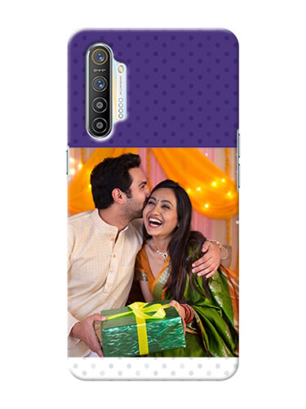 Custom Realme X2 mobile phone cases: Violet Pattern Design