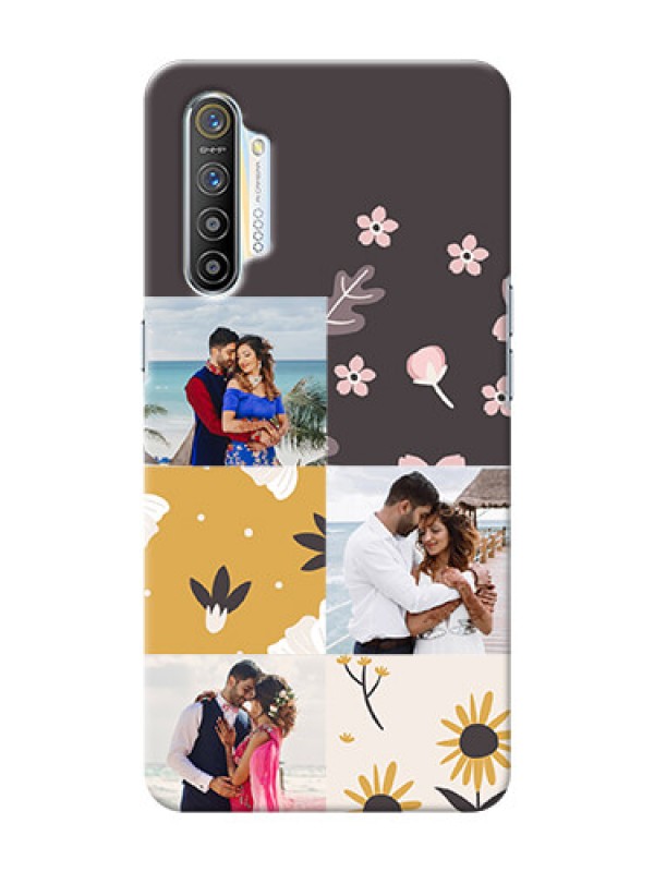 Custom Realme X2 phone cases online: 3 Images with Floral Design