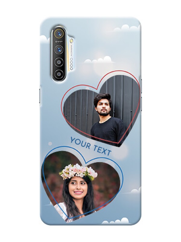 Custom Realme X2 Phone Cases: Blue Color Couple Design 