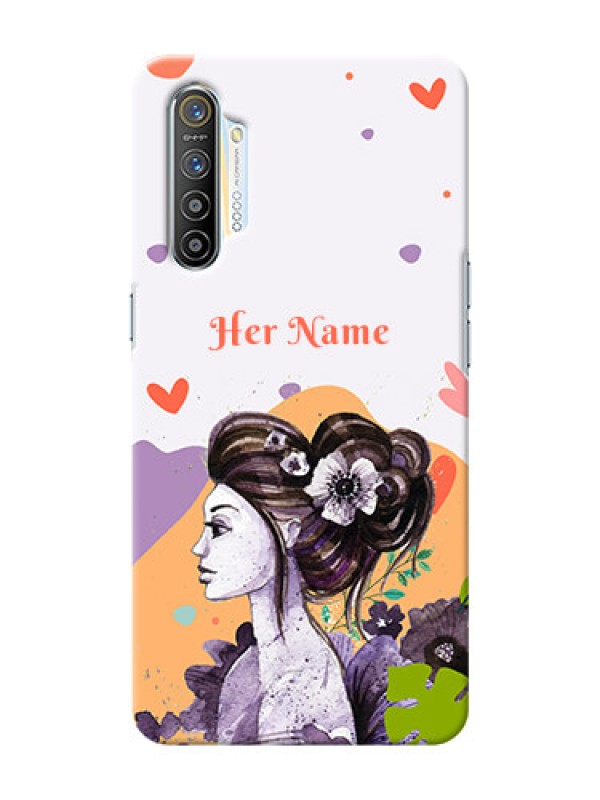 Custom Realme X2 Custom Mobile Case with Woman And Nature Design