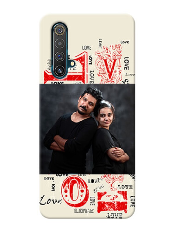 Custom Realme X3 Super Zoom mobile cases online: Trendy Love Design Case