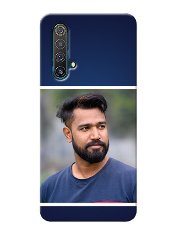 Custom Realme X3 Super Zoom Mobile Cases: Simple Royal Blue Design