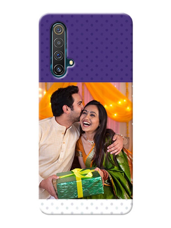 Custom Realme X3 Super Zoom mobile phone cases: Violet Pattern Design