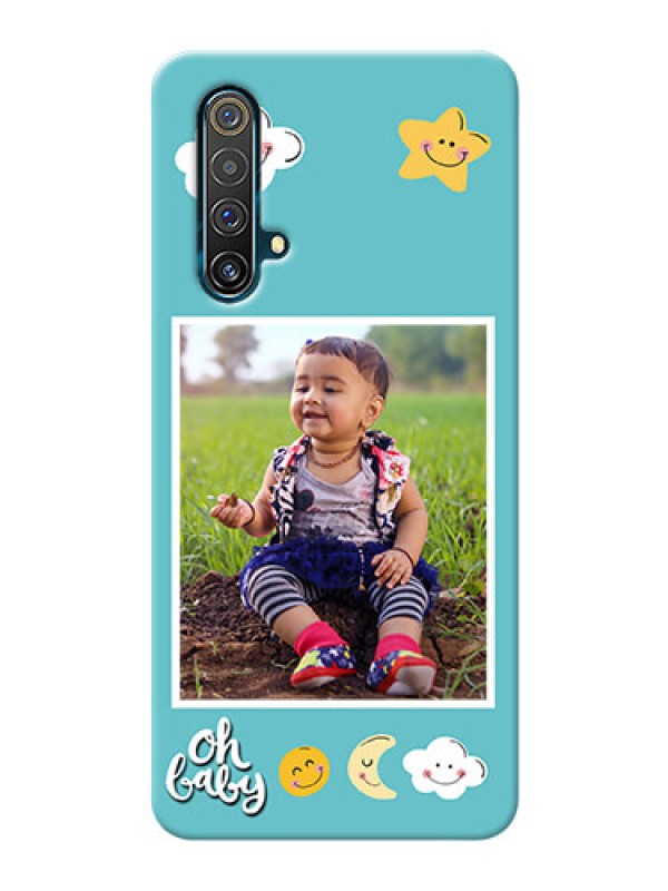 Custom Realme X3 Super Zoom Personalised Phone Cases: Smiley Kids Stars Design