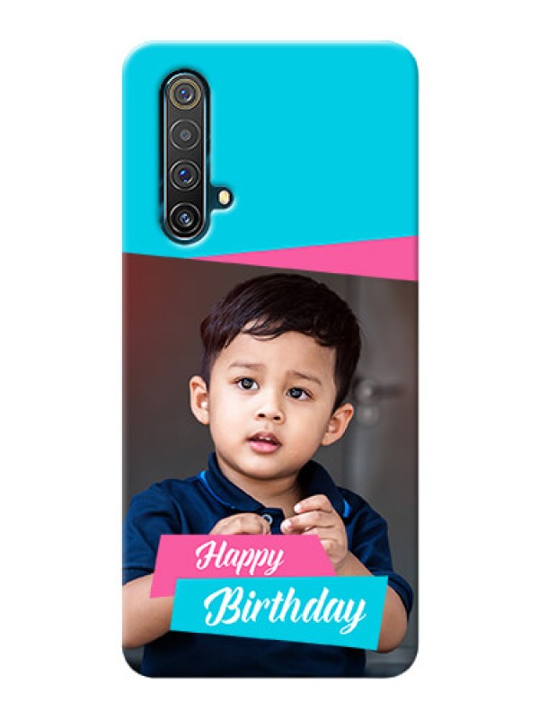 Custom Realme X3 Super Zoom Mobile Covers: Image Holder with 2 Color Design