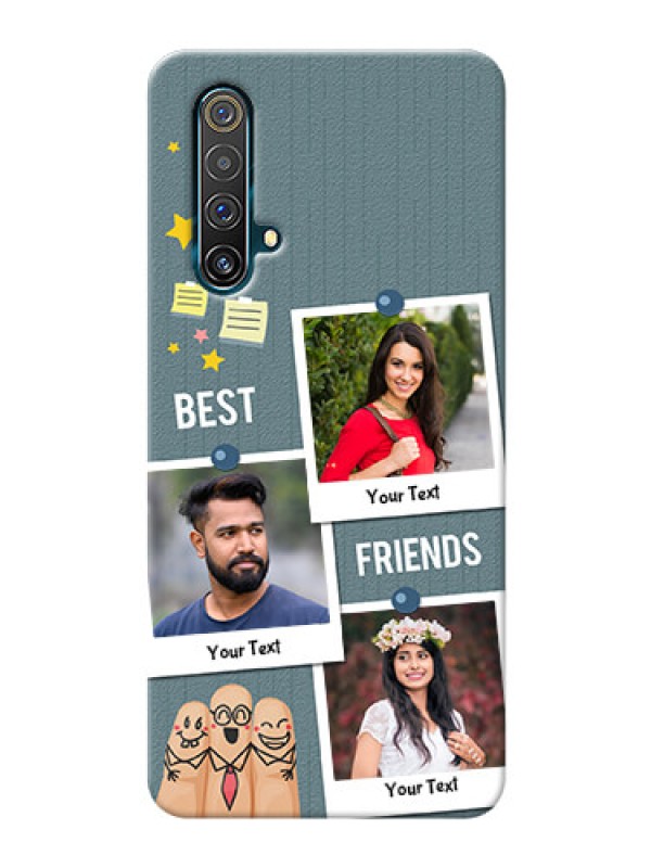 Custom Realme X3 Super Zoom Mobile Cases: Sticky Frames and Friendship Design