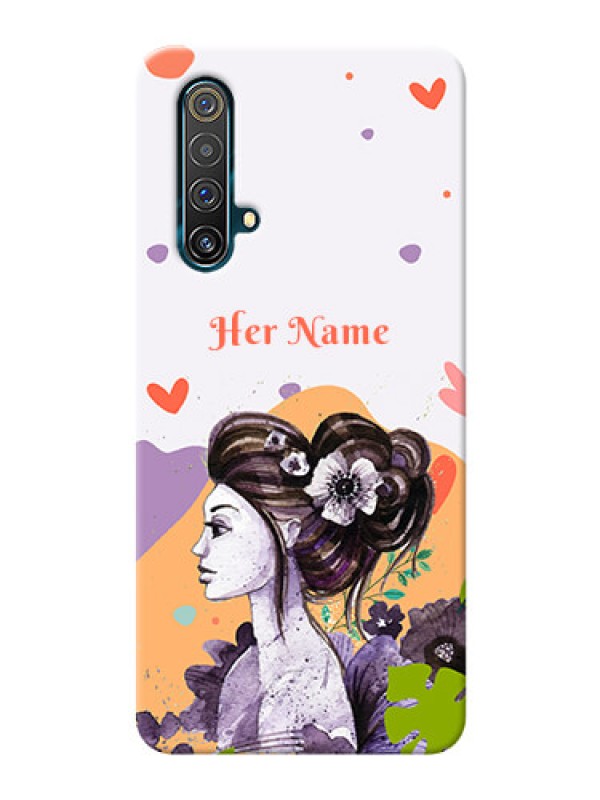 Custom Realme X3 Super Zoom Custom Mobile Case with Woman And Nature Design