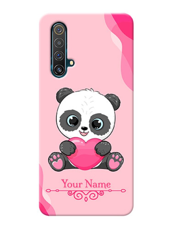 Custom Realme X3 Super Zoom Mobile Back Covers: Cute Panda Design