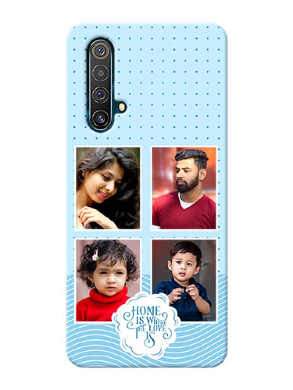 Custom Realme X3 Super Zoom Custom Phone Covers: Cute love quote with 4 pic upload Design