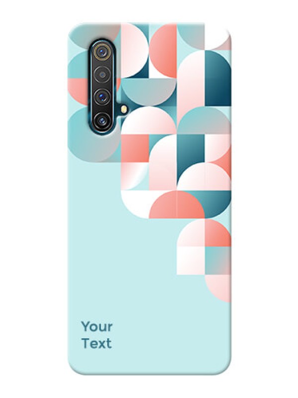 Custom Realme X3 Super Zoom Back Covers: Stylish Semi-circle Pattern Design