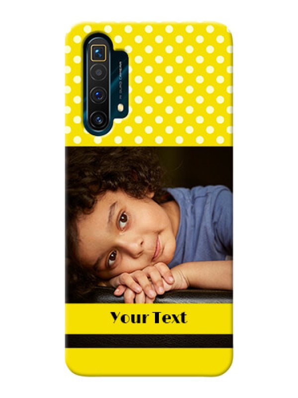 Custom Realme X3 Custom Mobile Covers: Bright Yellow Case Design