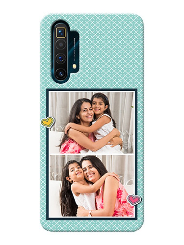 Custom Realme X3 Custom Phone Cases: 2 Image Holder with Pattern Design