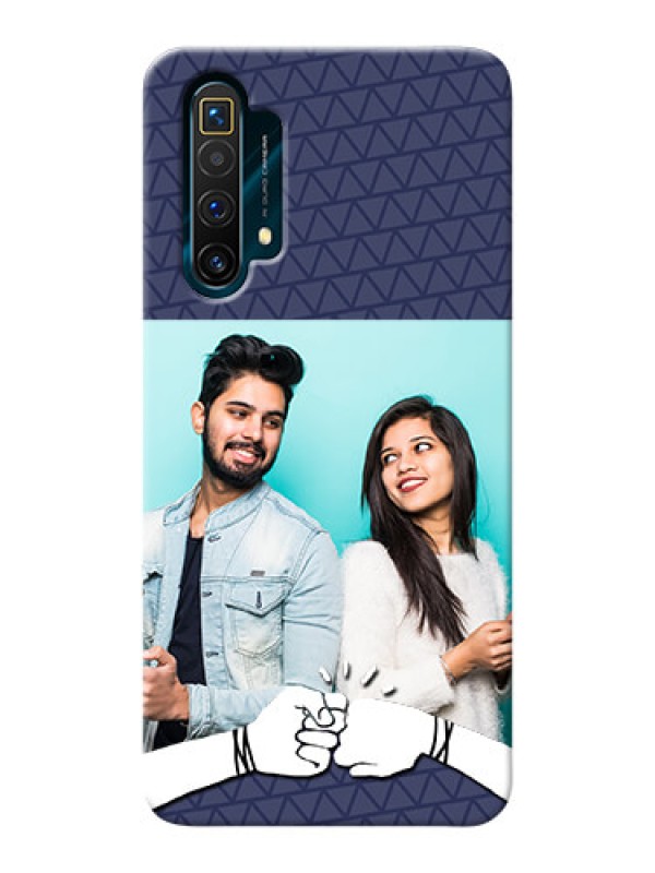 Custom Realme X3 Mobile Covers Online with Best Friends Design  