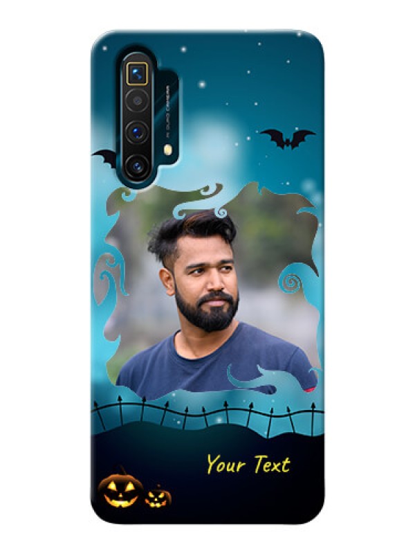 Custom Realme X3 Personalised Phone Cases: Halloween frame design