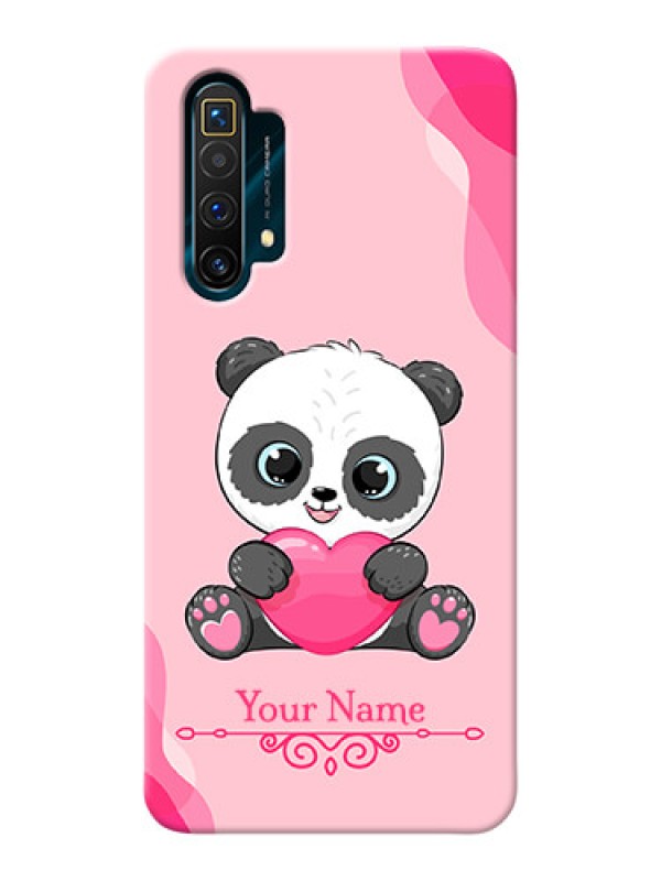 Custom Realme X3 Mobile Back Covers: Cute Panda Design