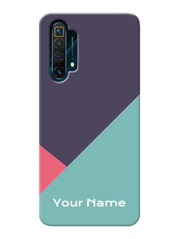 Custom Realme X3 Custom Phone Cases: Tri Color abstract Design