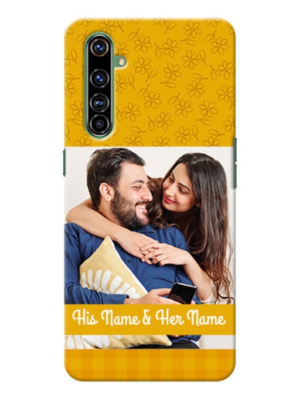 Custom Realme X50 Pro 5G mobile phone covers: Yellow Floral Design