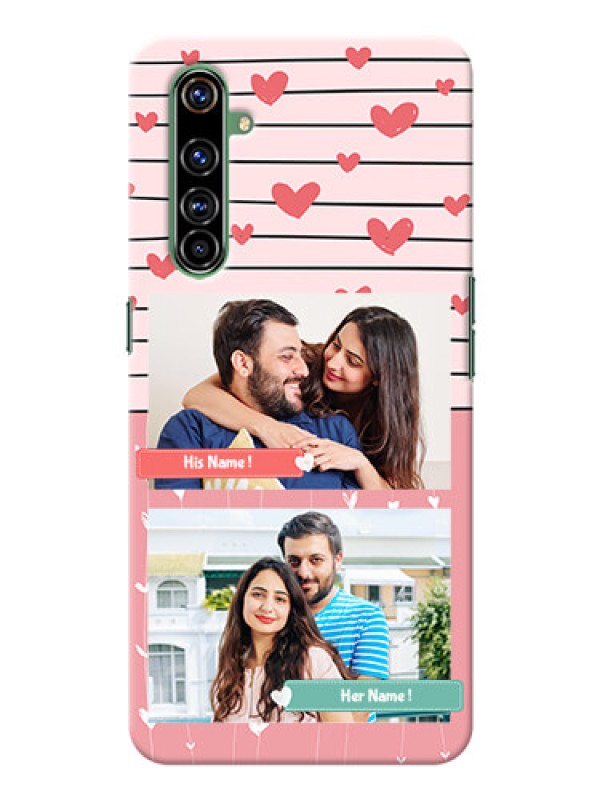 Custom Realme X50 Pro 5G custom mobile covers: Photo with Heart Design