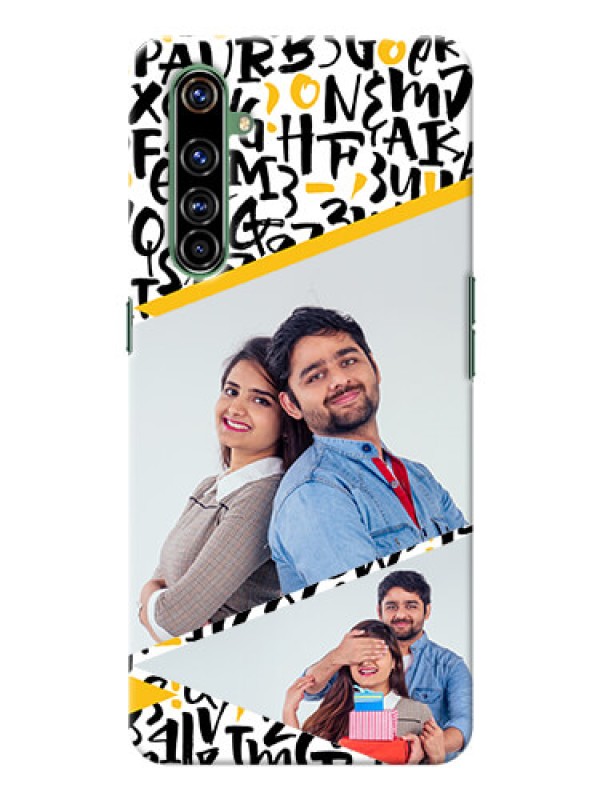 Custom Realme X50 Pro 5G Phone Back Covers: Letters Pattern Design