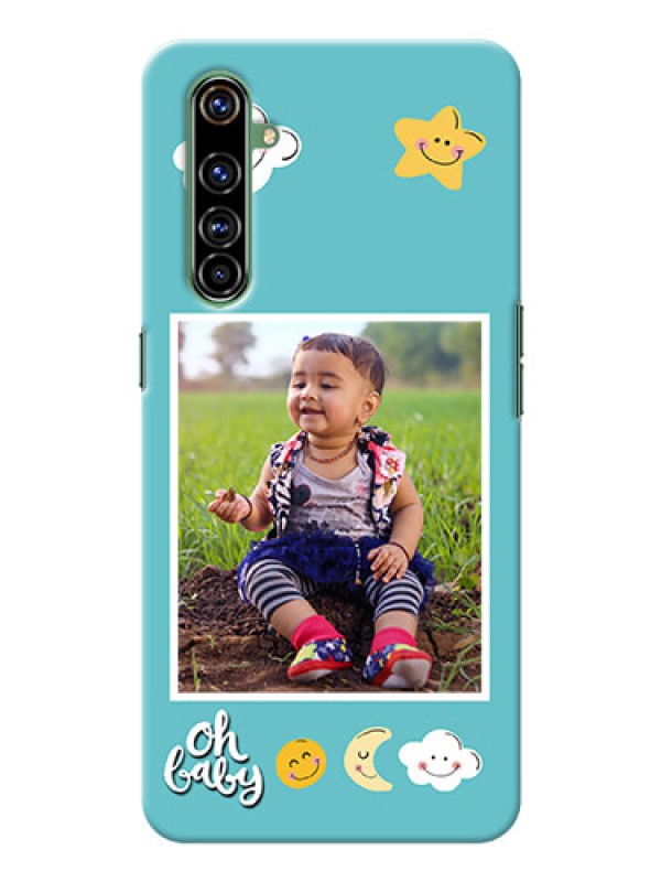 Custom Realme X50 Pro 5G Personalised Phone Cases: Smiley Kids Stars Design